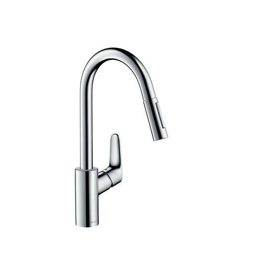 Focus Kitchen Mixer 240 with Pull-Out Spray