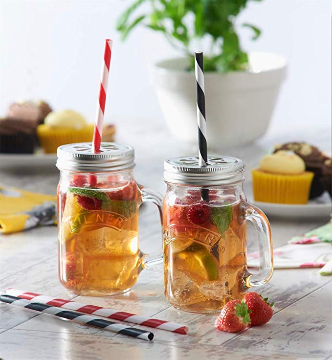 Kilner Flower Lids 6pcs set for handled jar