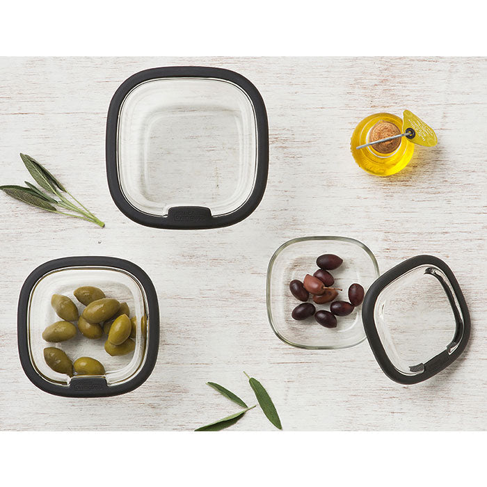 Oven Glass Line Square Container 540ml