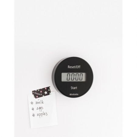 Brabantia Tasty+ Magnetic Kitchen Timer Dark Grey 121968