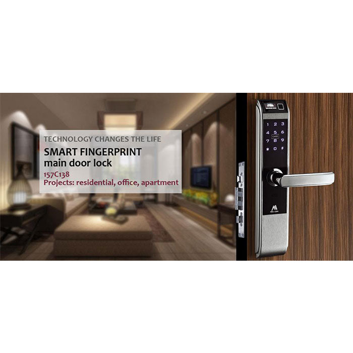 Moli Fingerprint door lock, Left - SS