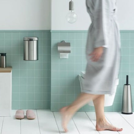 Brabantia Toilet Roll Holder Profile Matt Steel
