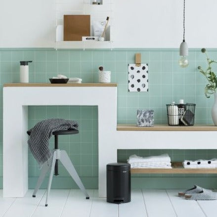 Brabantia Pedal Bin Newicon Matt Black 3lt