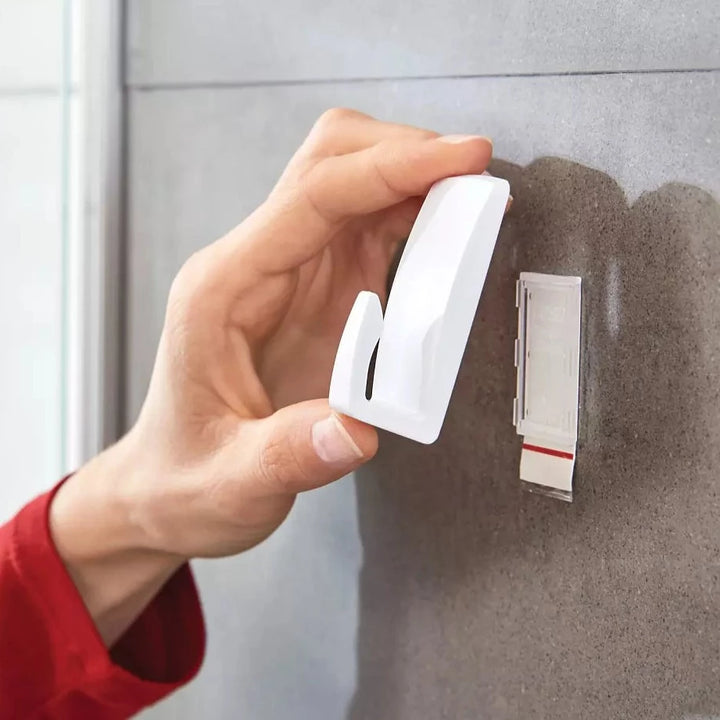 Tesa Waterproof Hooks Large Rectangular Secure Hold Upto 2kg
