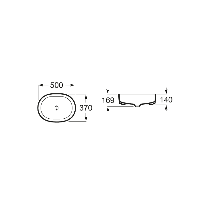 Roca Inspira Round Wash Basin