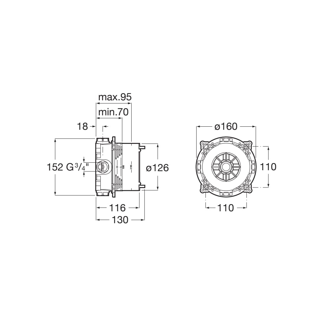 Roca Universal RocaBox A525869403