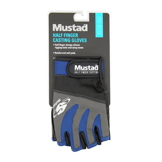 Mustad Half Finger Casting Glove GL004