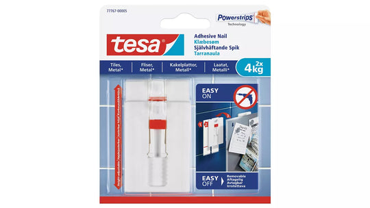 Tesa Powerstrip Adhesive Nail up to 4KG