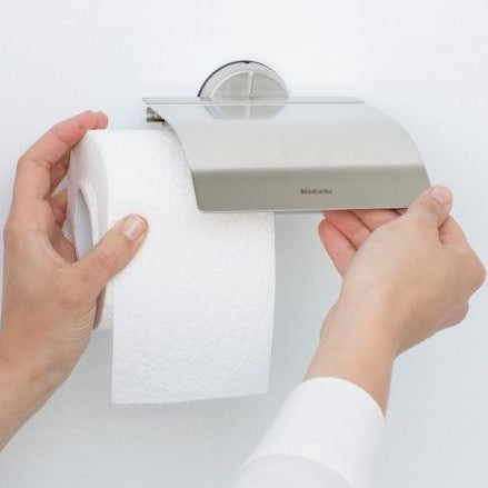 Brabantia Toilet Roll Holder Profile Matt Steel