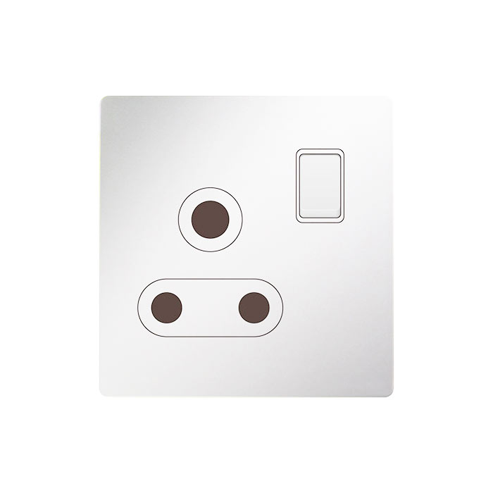 Trilif 1 Gang 13a Switched Socket-White