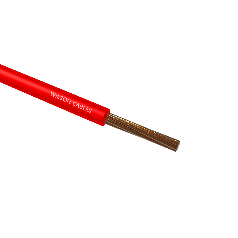 Wilson Cable 1C x 2.5mm x 100 Meter Red