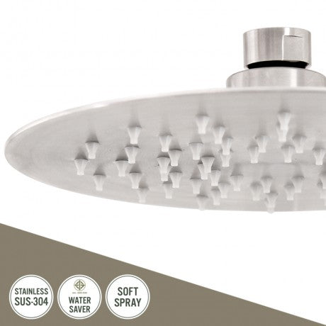 Stainless Steel Shower Head Round 8 Inch